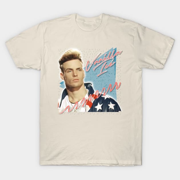 Vanilla Ice / 90s Aesthetic Fan Art Design T-Shirt by DankFutura